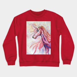 Queen of the Pink Unicorns Crewneck Sweatshirt